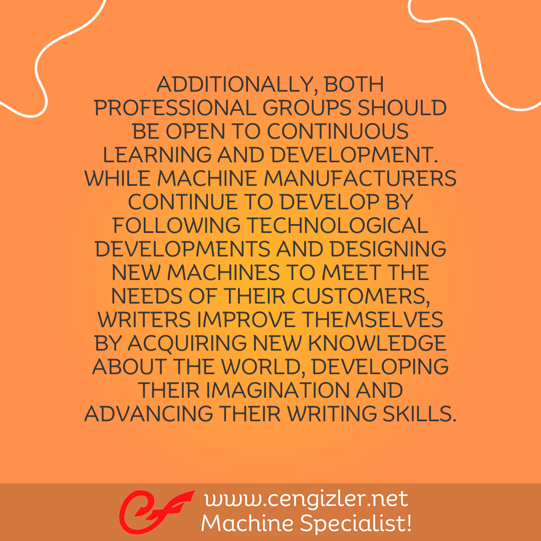 3 Additionally, both professional groups should be open to continuous learning and development